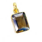 Riyogems Lemon Quartz Gold Plated Sets Baby Pendants L 1.5in Gpplqu-46013