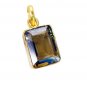 Riyogems Lemon Quartz Gold Plated Sets Baby Pendants L 1.5in Gpplqu-46013