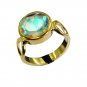 Riyo Dichroic Glass Gold Plated Designs Mothers Ring Sz 8 Gprdgl8-22004