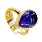 Amethyst 18kt Gold Plating Pre Engagement Ring