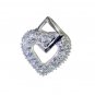 Riyo White Silver Jewellery India Nautical Pendant L 0.8in Spwhcz-110014