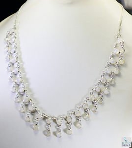 Riyo Rainbow  Antique Jewelry Real Silver Necklace L 16in Snrmo-64006