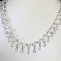 Riyo Rainbow Bridal Jewellery Silver Family Necklace L 16in Snrmo-64013