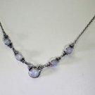 Riyo Rainbow  Costume Jewellery Silver Jewellery Necklace L 16in Snrmo-64021