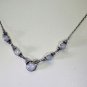 Riyo Rainbow  Costume Jewellery Silver Jewellery Necklace L 16in Snrmo-64021