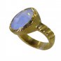 Riyo Purple Gold Plated Fire Opal CZ Ring pleasing handmade jewelry for sale GPR