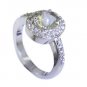Riyo Green Amethyst Silver Jewelry Toe Ring Jewelry Sz 7 Srgam7-28029