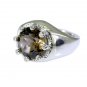 Riyo Smoky Quartz Silver Religious Jewelry 925 Silver Ring Sz 6 Srsqu6-76024