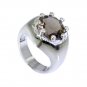 Riyo Smoky Quartz Silver Religious Jewelry 925 Silver Ring Sz 6 Srsqu6-76024