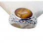 Riyo Tiger Eye Stylish Silver Jewellery Personalized Silver Ring Sz 8 Srtey8-800