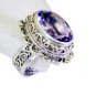 Riyo Amethyst Baby Silver Jewellery Modern Ring Jewelry Sz 8 Srame8-2126