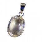 Riyo Citrine Antique Silver Jewelry Hill Tribe Pendants L 1in Spcit-14025