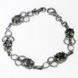 Riyo Green Amethyst 925e Jewelry List Bracelet Charms Silver L 7.5in Sbragam-280