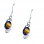 Riyo Tiger Eye Silver And Stones Jewelry India Jewellery L 1in Setey-80002