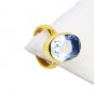 Alexandrite Cz Gold Plated Sets Eternity Ring