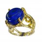 Riyo Lapis Lazuli Gold Plated Posie Ring Sz 7 Gprlla7-44071