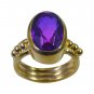 Riyo Multi Gold Plated Dichroic Glass Ring glamorous handmade bridal jewellery G