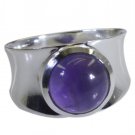 Riyo Purple 925 sterling silver Amethyst Ring luscious precious gemstone jewelry