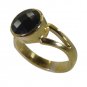 Riyo Black Gold Plated Black Oynx Ring bewitching designer gemstone jewelry GPRB