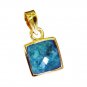 Riyogems Indi Emerald Gold Plate Jewellery Baby Pendants L 1in Gppiem-32012