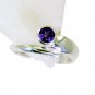 Riyo Amethyst Brushed Silver Jewellery Gimmal Ring Sz 9 Srame9-2139