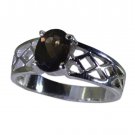 Riyo Brown 925 sterling silver Smoky Quartz Ring yummy handcrafted gemstone jewe