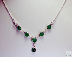 Riyo Green Onyx Direct Jewellery Silver Necklace Designs L 16in Sngaon-30001