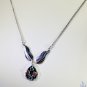 Riyo Gemstone Friendship Jewellery Silver Sister Necklace L 16in Snmul-52006