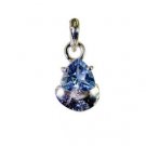 Riyo Blue Topaz Wholesale Silver Suppliers Ariel Pendants L 0.7in Spbto-10063