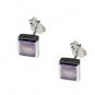 Riyo Rose Quartz Luxury Silver Jewelry Ear Hook Earrings L 2in Seroq-68016