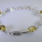 Riyo Yellow 925 sterling silver Citrine Bracelet divine handmade jewelry gallery
