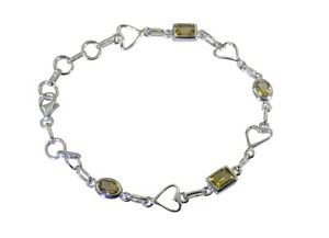Riyo Yellow 925 sterling silver Citrine Bracelet charming handmade jewelry desig