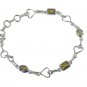 Riyo Yellow 925 sterling silver Citrine Bracelet charming handmade jewelry desig