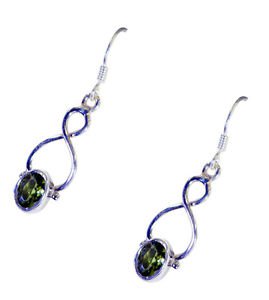 Riyo Peridot Luxury Silver Jewellery Indian L 1.5in Seper-58019