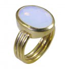 Riyo Purple Gold Plated Fire Opal CZ Ring hot handmade ethnic jewelry GPRFOCZ80-
