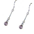 Riyo Rose Quartz Nepal Silver Jewelry Silver Earring L 2in Seroq-68020