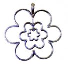 Riyo Plain Silver Clover Pendants L 2.5in Sppla-120020