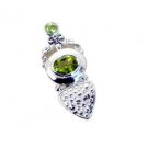 Riyo Peridot Silver Online Jewellery Animal Pendants L 1in Spper-58007