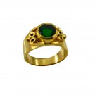 Riyo Green Emerald Cz  18kt Gold Plated Long Lasting Ring Gpremcz75-96167