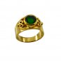 Riyo Green Emerald Cz 18kt Gold Plated Long Lasting Ring Gpremcz75-96167