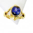 Riyo Dichroic Glass Gold Plated Wholesale Sports Ring Sz 8 Gprdgl8-22010