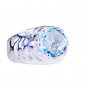 Riyo Blue Topaz Silver Contemporary Brushed Silver Ring Sz 6 Srbto6-10106