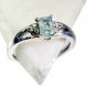 Riyo Blue Topaz Online Silver Jewellery Gimmal Ring Sz 7 Srbto7-10059