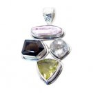 Riyo Mother Of Pearl Silver Jewellery Sale Red Carpet Style Pendant L 2in Spmop-