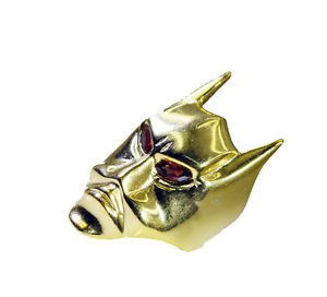 Garnet Gold Plated India Mothers Ring