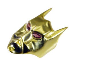 Garnet Gold Plated India Aqiq Ring