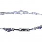 Riyo Purple 925 sterling silver Amethyst Bracelet fine-looking handmade handcraf