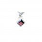 Riyo Garnet Online Silver Store Silver Pendant L 0.5in Spgar-26105