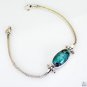 Riyo Turquoise Design Jewellery Solid Silver Charm Bracelet L 7.5in Sbratur-8200