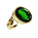 Emerald Cz Jewellery Gold Plated Mood Ring
